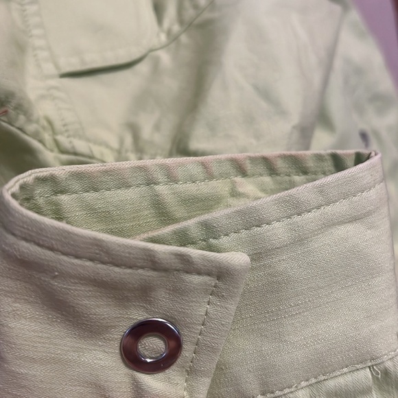 CHRISTOPHER & Banks Womens green snap up jacket size Large - Picture 13 of 13